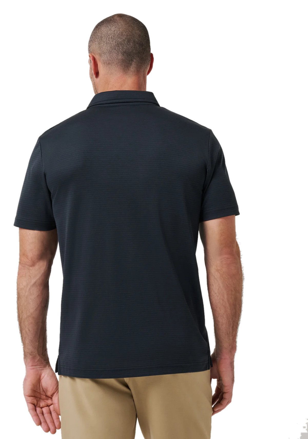 Travis Mathew The Zinna 2.0 No Logo pánské polo, černé