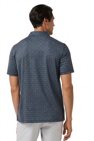 Travis Mathew Featherweight Trophy Ready pánské polo, total eclipse