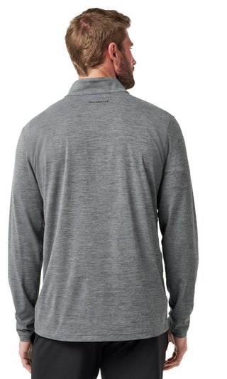 Travis Mathew Heater Pro 1/4Zip pánská mikina, heather grey