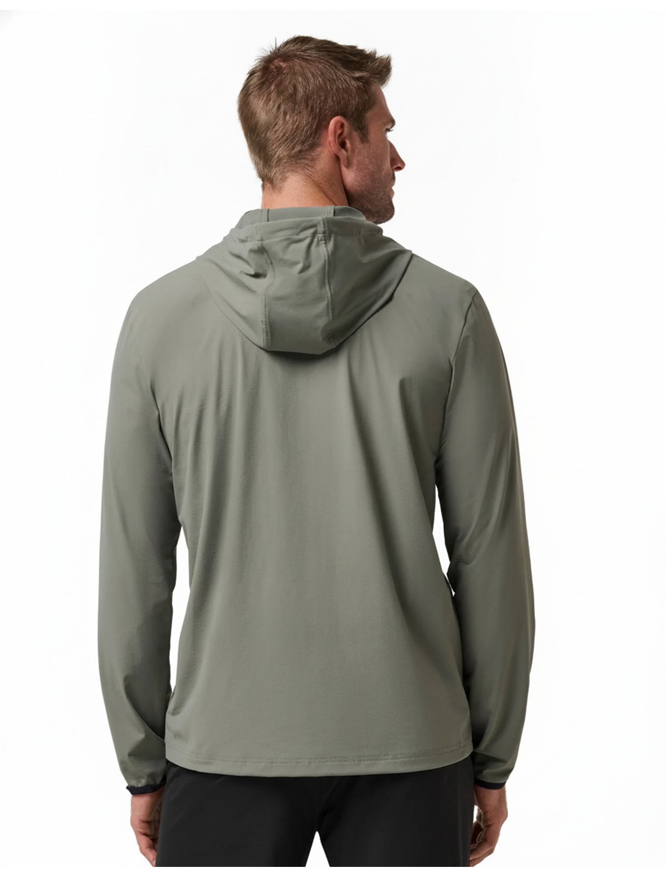Travis Mathew Hero Hour Tech pánská mikina, dark olive