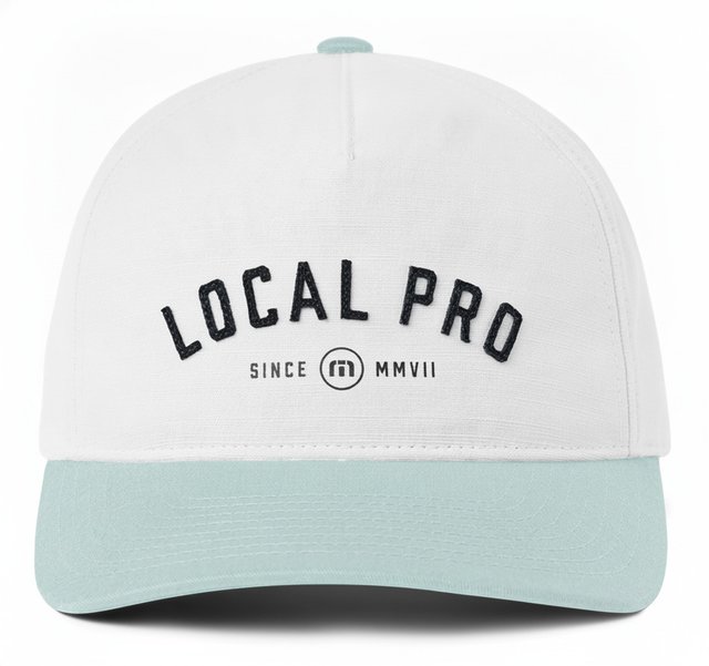 Travis Mathew Local Pro pánská kšiltovka, bílá