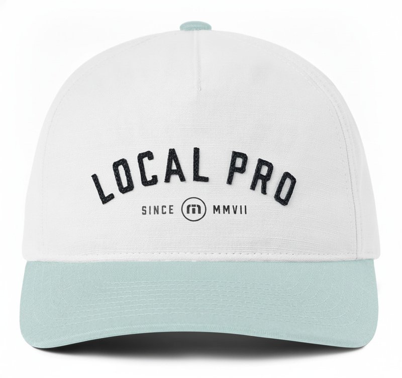 Travis Mathew Local Pro pánská kšiltovka, bílá