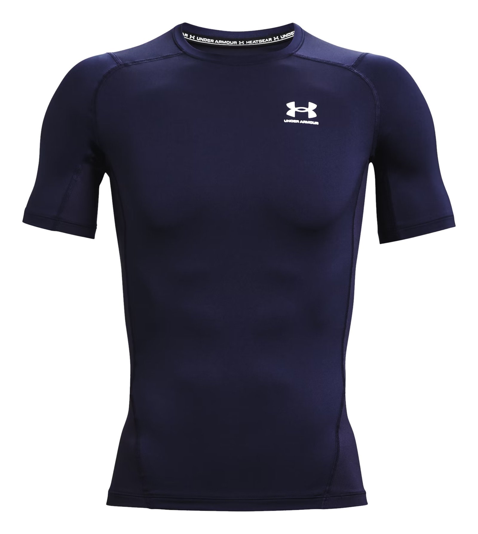 Under Armour HeatGear pánské kompresní tričko, midnight navy/bílé