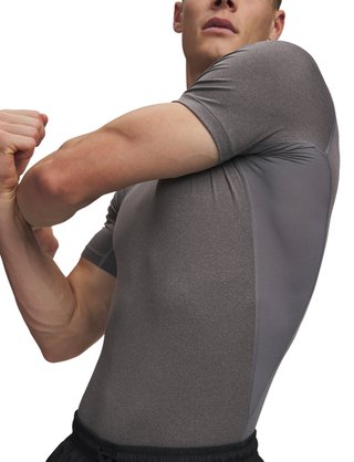 Under Armour HeatGear pánské kompresní tričko, carbon heather