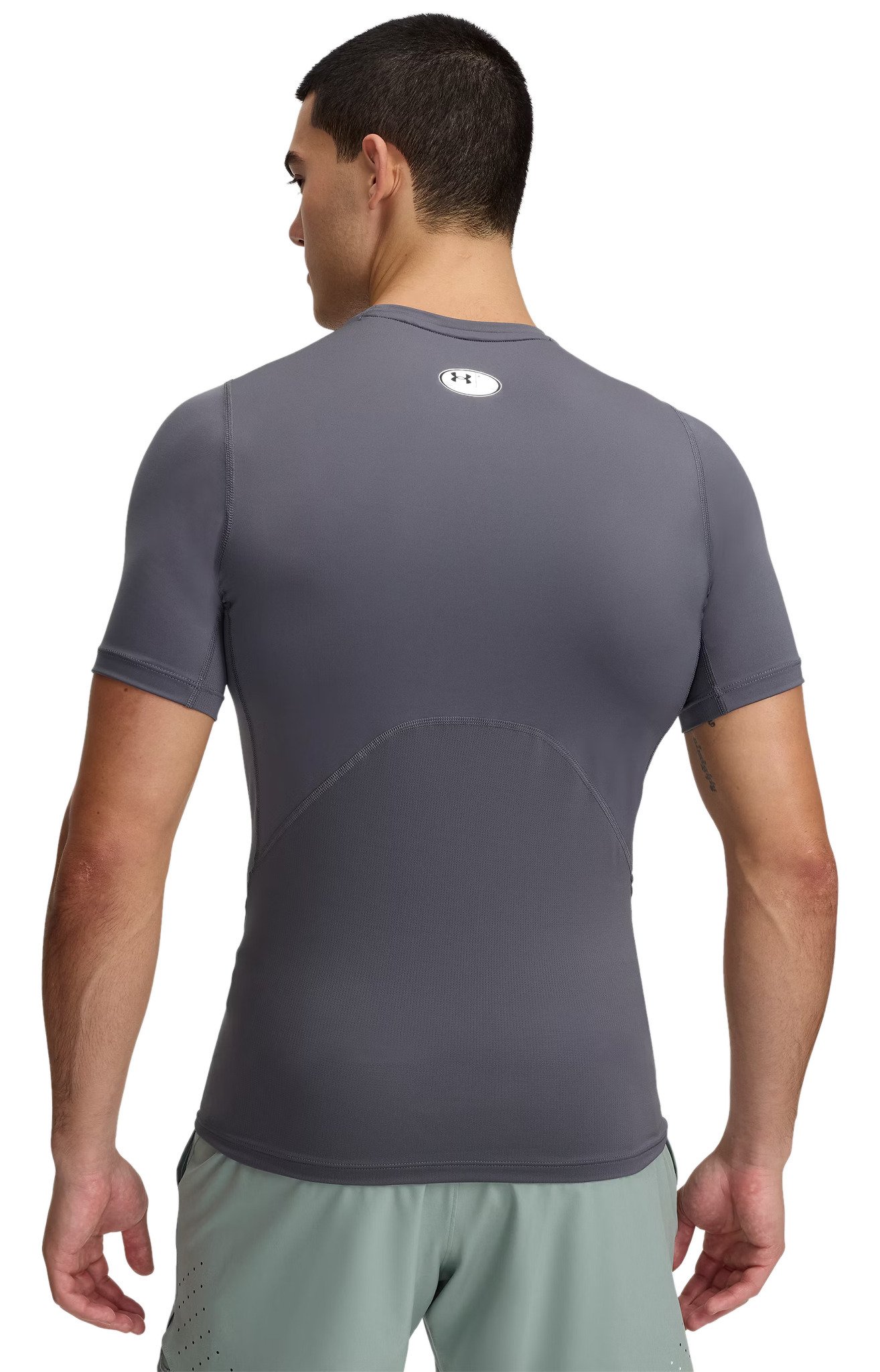 Under Armour HeatGear pánské kompresní tričko, castlerock