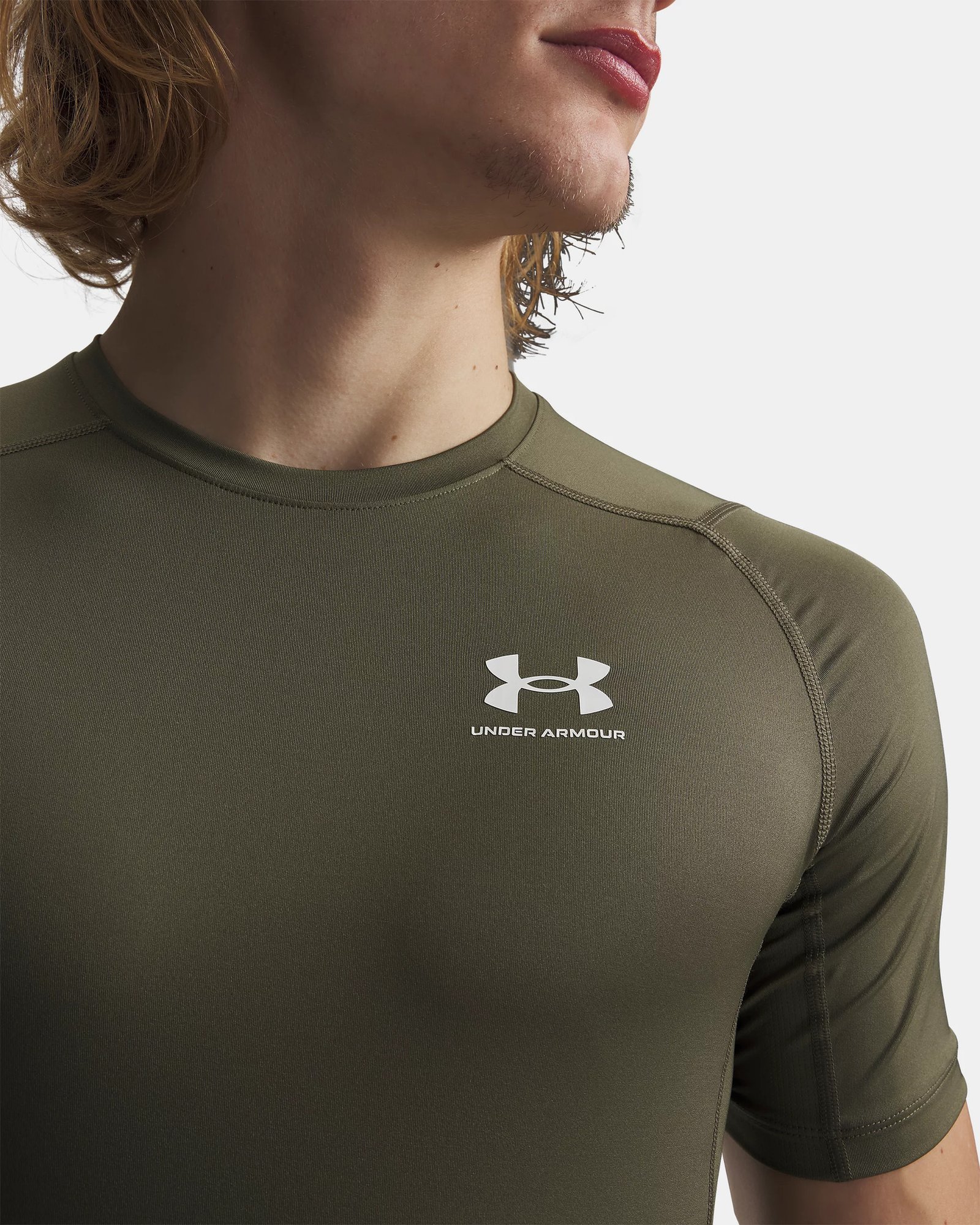 Under Armour HeatGear pánské kompresní tričko, marine green