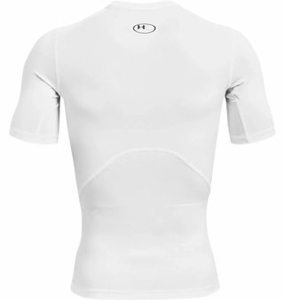 Under Armour HeatGear pánské kompresní tričko, bílé