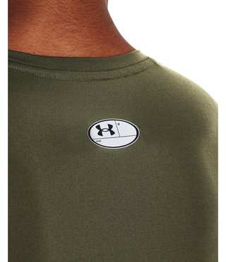 Under Armour HeatGear pánské kompresní tričko s dlouhým rukávem, marine green