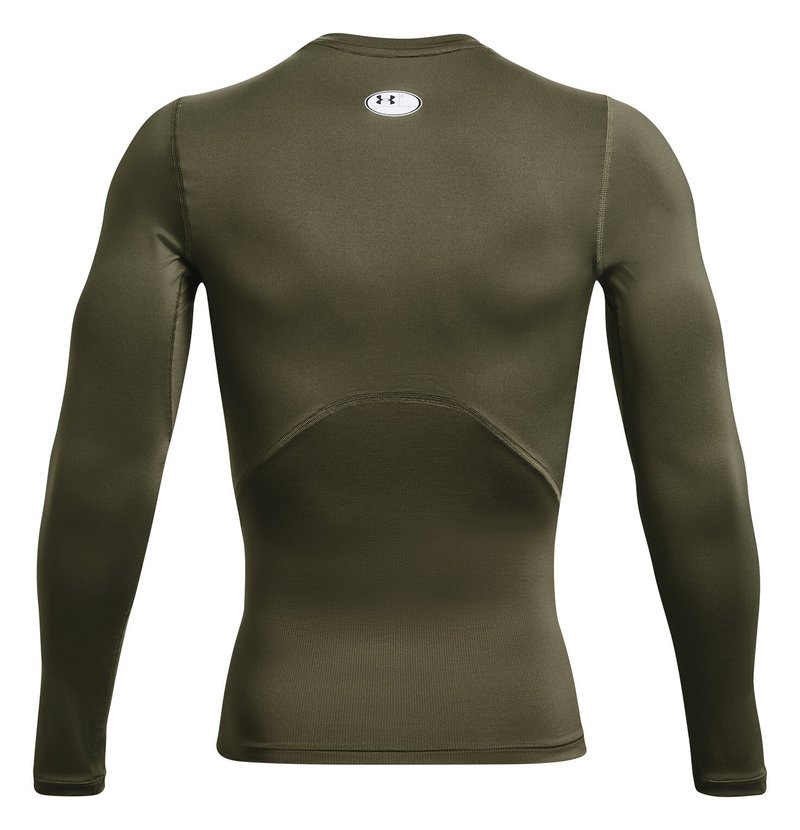 Under Armour HeatGear pánské kompresní tričko s dlouhým rukávem, marine green