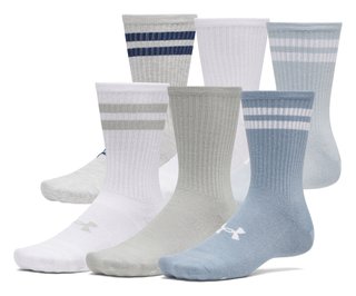 Under Armour Essential Crew unisex ponožky (6 pack),blue fog/white