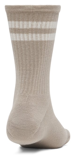Under Armour Essential Crew unisex ponožky (6 pack), timberwolf taupe/bílá/stone