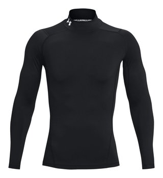 Under Armour HeatGear Comp Mock pánské kompresní tričko s dlouhým rukávem, černé
