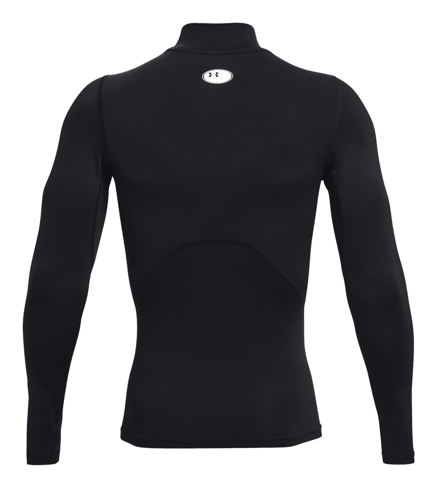 Under Armour HeatGear Comp Mock pánské kompresní tričko s dlouhým rukávem, černé