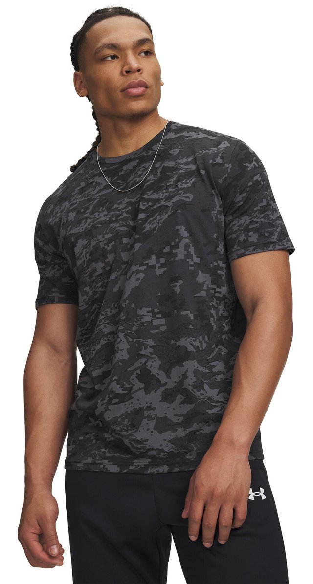 Under Armour ABC Camo SS pánské tričko, camo black