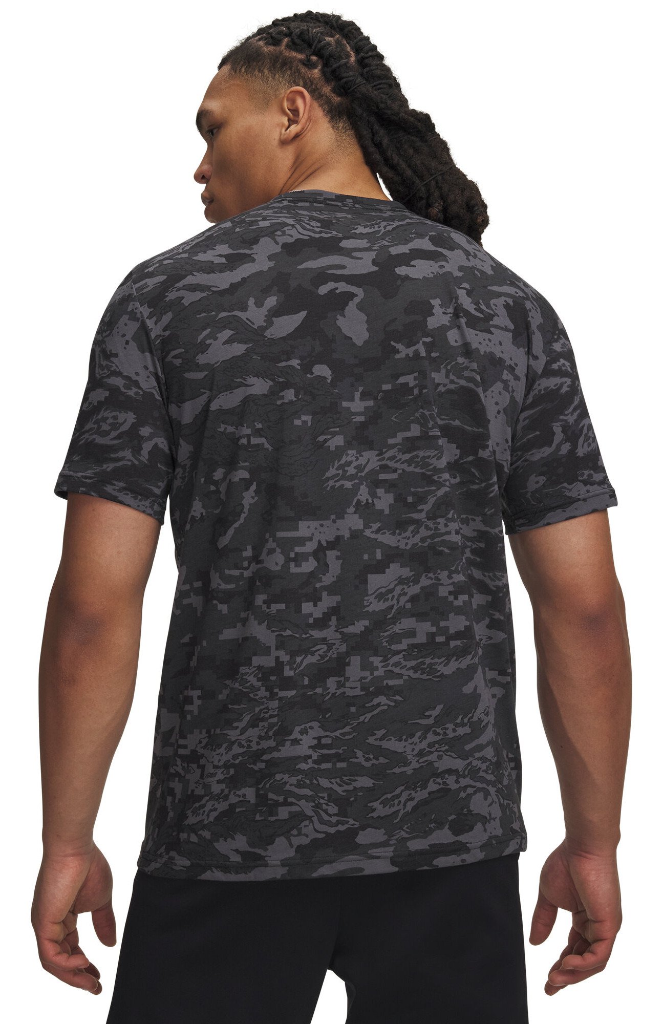 Under Armour ABC Camo SS pánské tričko, camo black