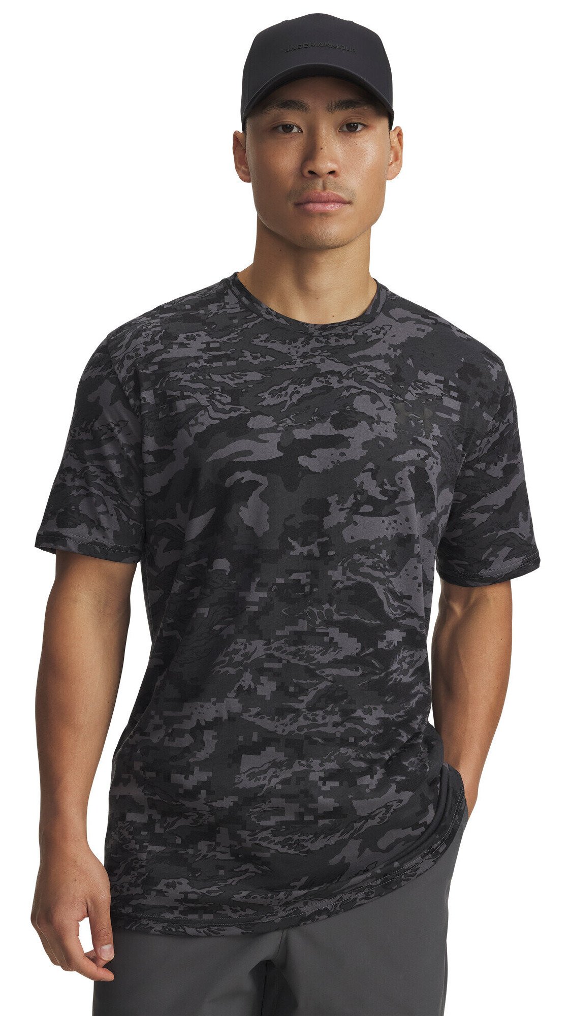 Under Armour ABC Camo SS pánské tričko, castlerock