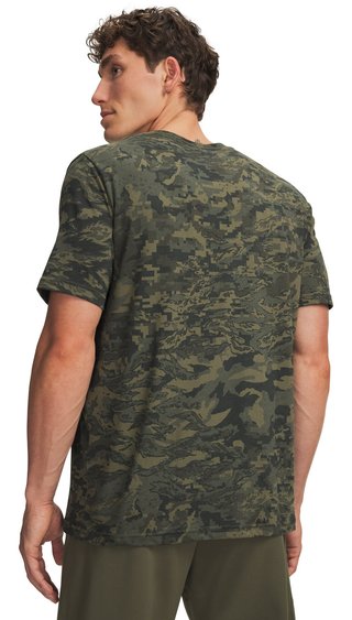 Under Armour ABC Camo SS pánské tričko, marine green