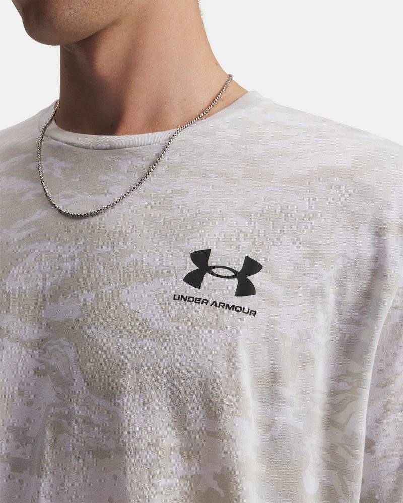 Under Armour ABC Camo SS pánské tričko, bílé