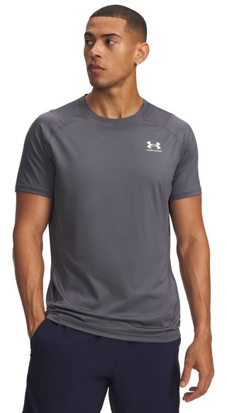 Under Armour HeatGear Fitted S pánské triko, castlerock