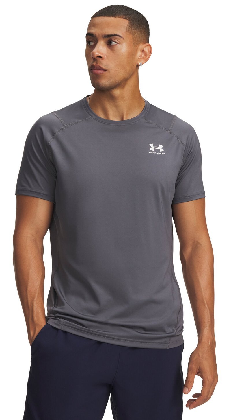 Under Armour HeatGear Fitted S pánské triko, castlerock