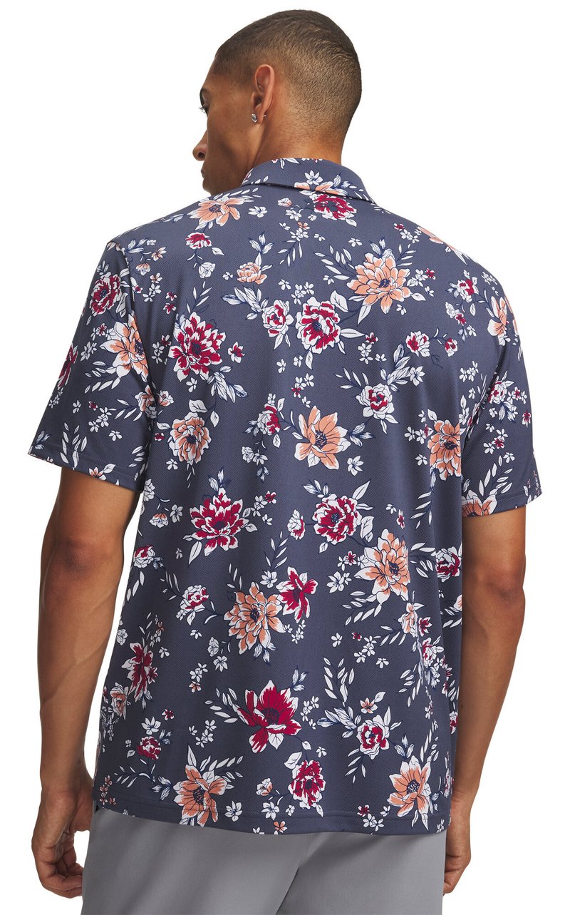 Under Armour Matchplay Printed pánské polo, downpour gray