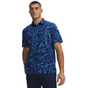 Under Armour Matchplay Printed pánské polo, aegean blue