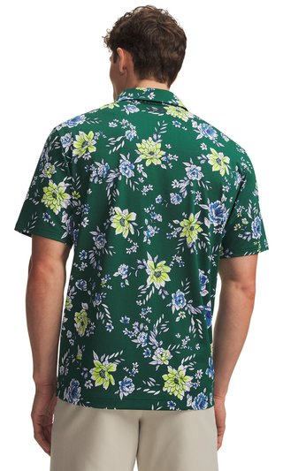 Under Armour Matchplay Printed pánské polo, campus ivy