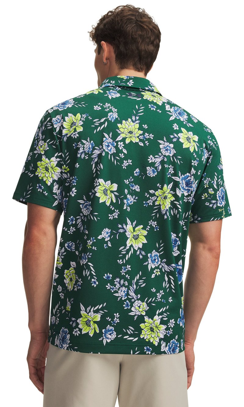 Under Armour Matchplay Printed pánské polo, campus ivy