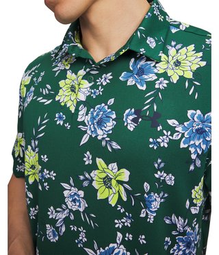 Under Armour Matchplay Printed pánské polo, campus ivy