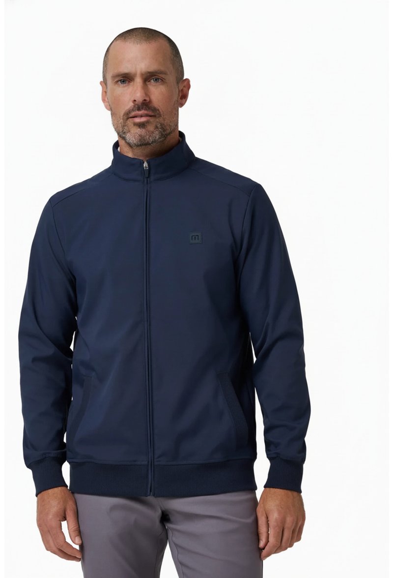 Travis Mathew Open To Close 2.0 Full Zip pánská bunda, total eclipse