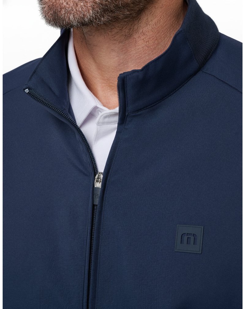 Travis Mathew Open To Close 2.0 Full Zip pánská bunda, total eclipse