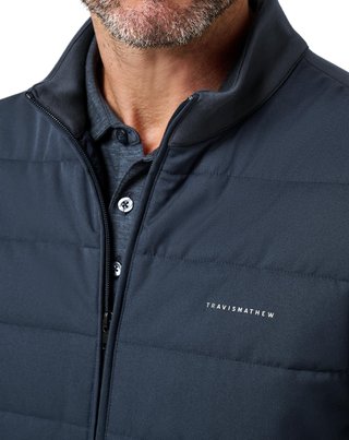 Travis Mathew Point Of Sail pánská vesta, mood indigo