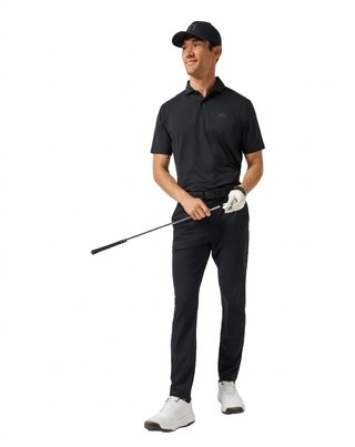 Travis Mathew Hero Hour Golf pánské kalhoty, černé