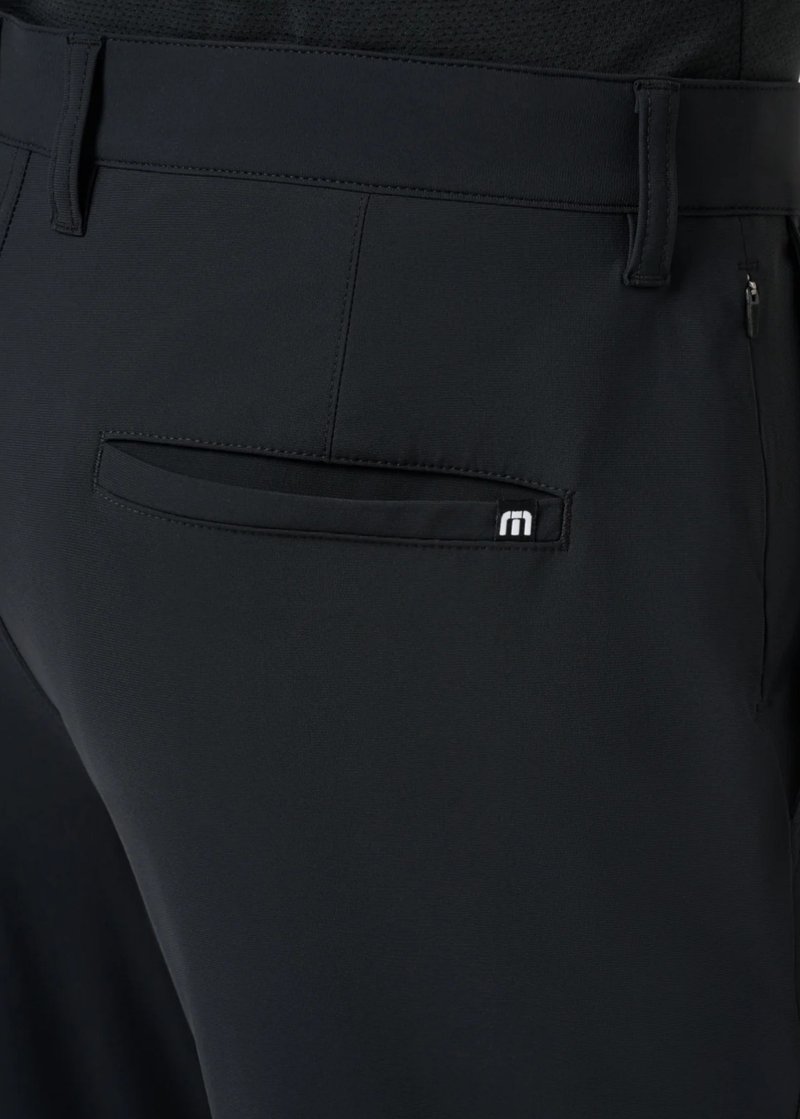 Travis Mathew Hero Hour Golf pánské kalhoty, černé