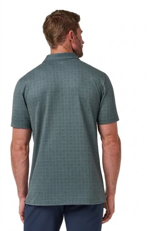 Travis Mathew Featherweight Trophy Ready pánské polo, balsam green