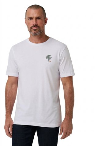 Travis Mathew Horizon Hideaway pánské tričko, bílé