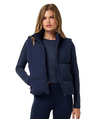 Travis Mathew Moontide Bonded 2.0 dámská vesta, navy blazer