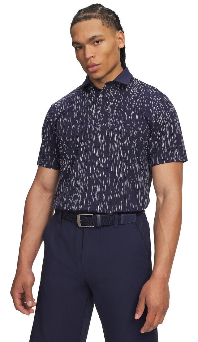 Under Armour ArmourDry Printed pánské polo, midnight navy