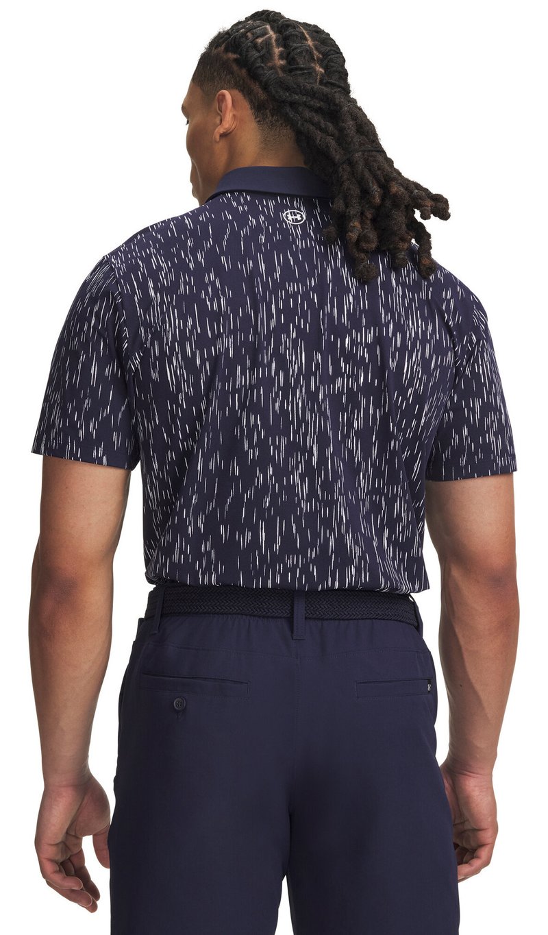 Under Armour ArmourDry Printed pánské polo, midnight navy