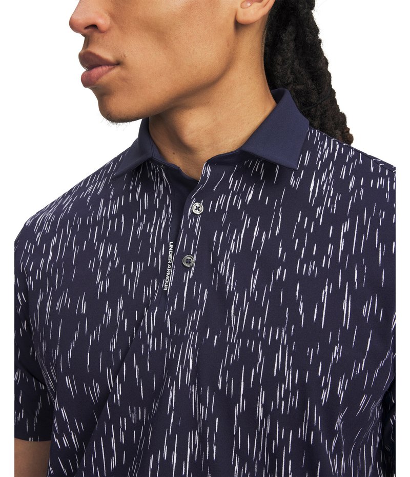 Under Armour ArmourDry Printed pánské polo, midnight navy