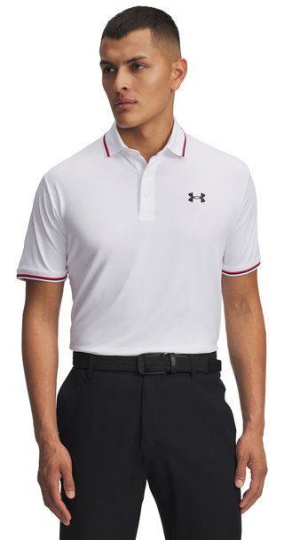 Under Armour Playoff 3.0 Rib pánské polo, bílé