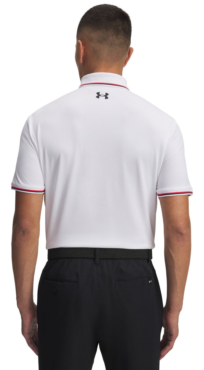 Under Armour Playoff 3.0 Rib pánské polo, bílé
