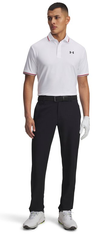 Under Armour Playoff 3.0 Rib pánské polo, bílé