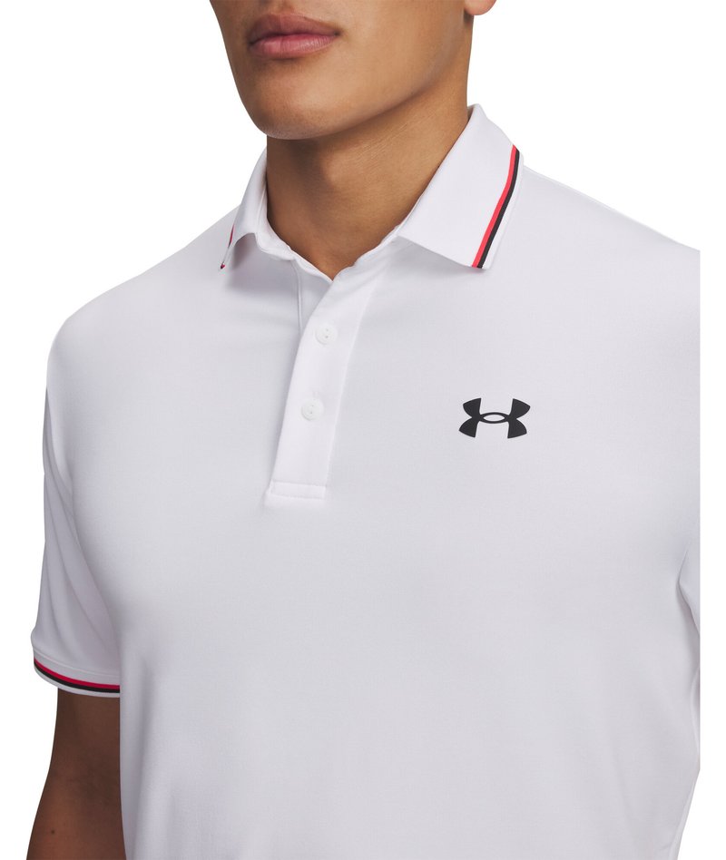 Under Armour Playoff 3.0 Rib pánské polo, bílé