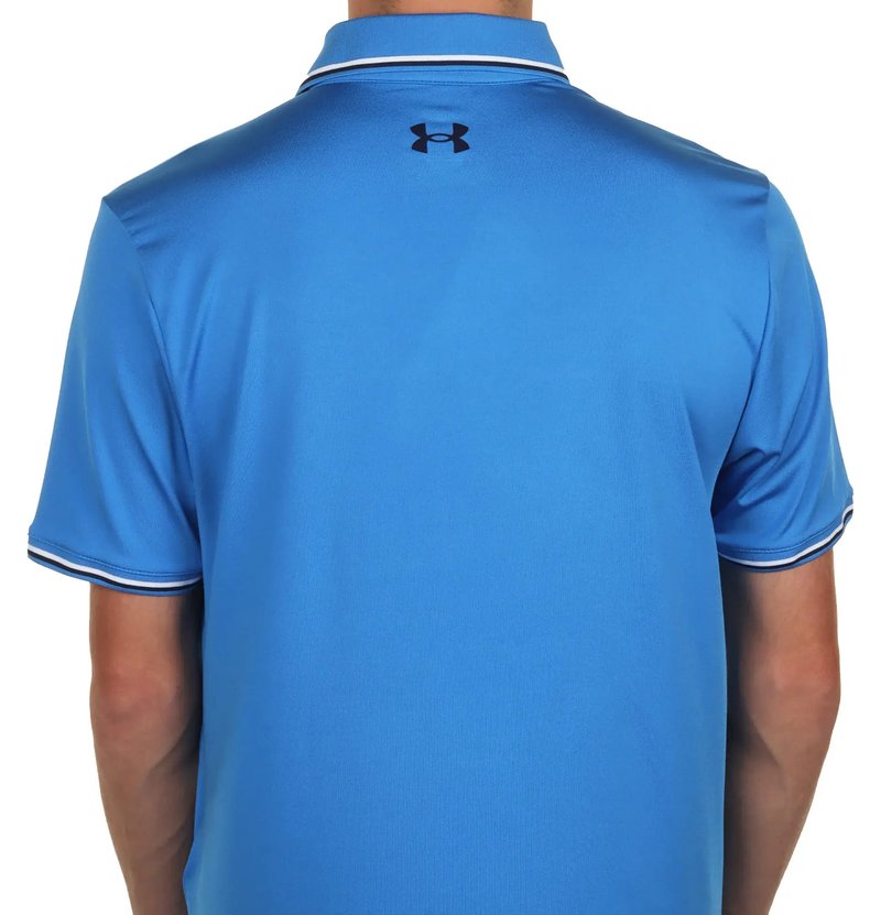 Under Armour Playoff 3.0 Rib pánské polo, blue atlantis