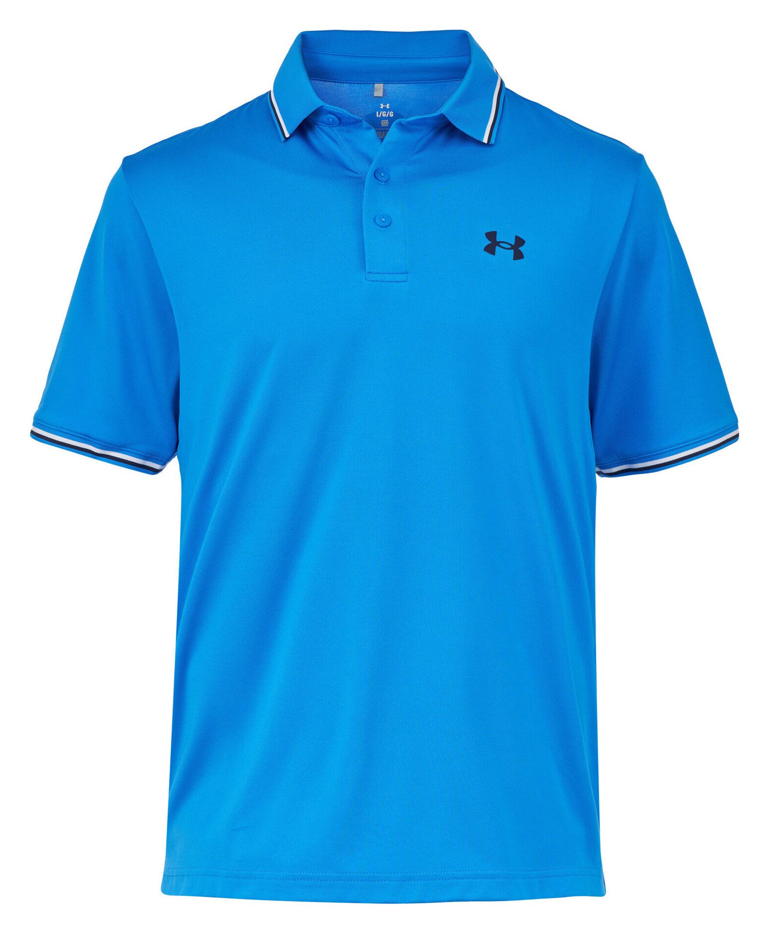 Under Armour Playoff 3.0 Rib pánské polo, blue atlantis
