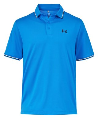 Under Armour Playoff 3.0 Rib pánské polo, blue atlantis