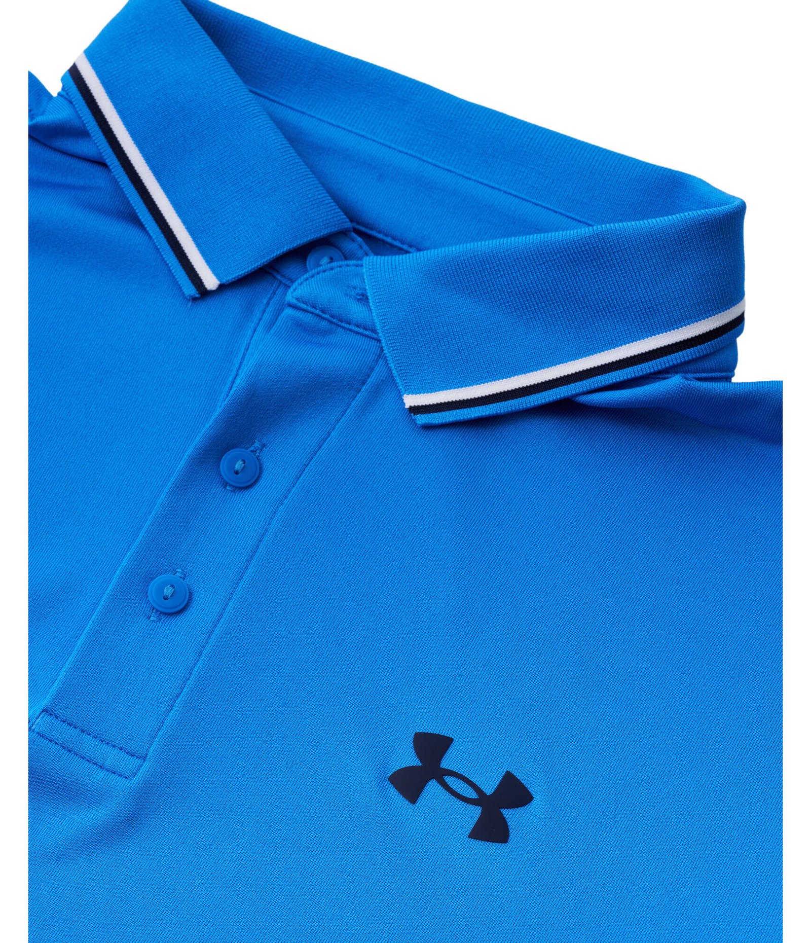 Under Armour Playoff 3.0 Rib pánské polo, blue atlantis