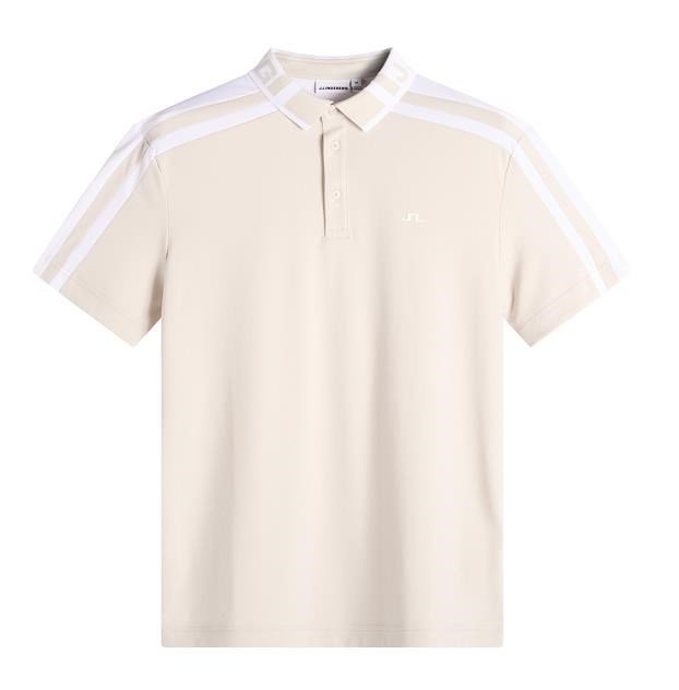 J.Lindeberg Bozak pánské polo, moonbeam