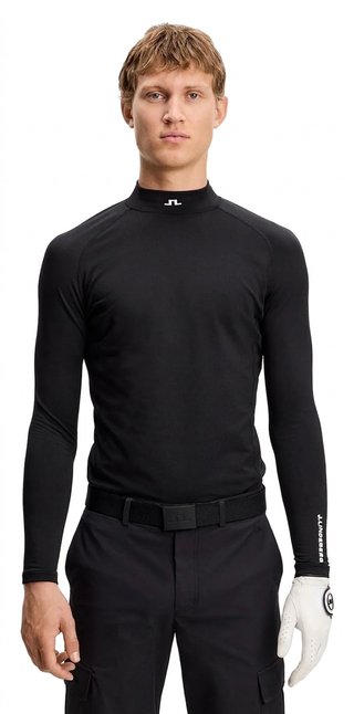 J.Lindeberg Ello Brushed pánské triko, černé